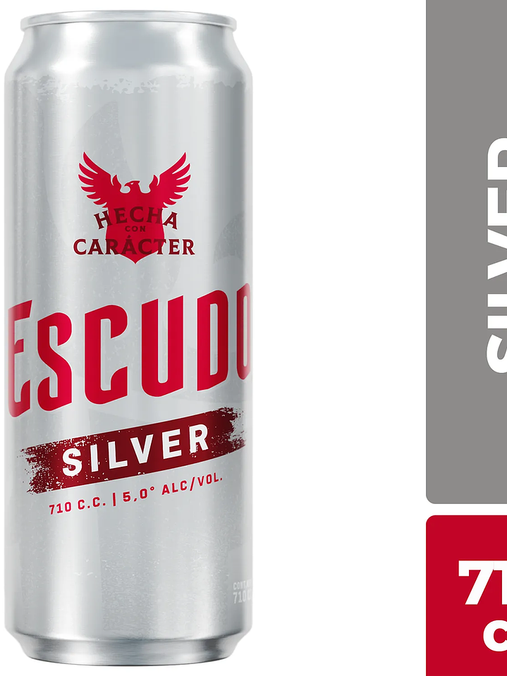 Cerveza Escudo Silver 710 1