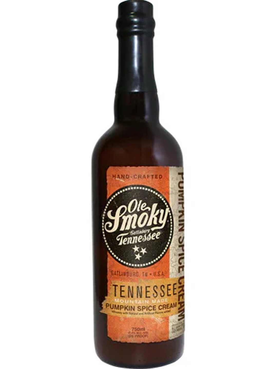 Whiskey Ole Smoky Pumpkin Spice Cream 750ml 1