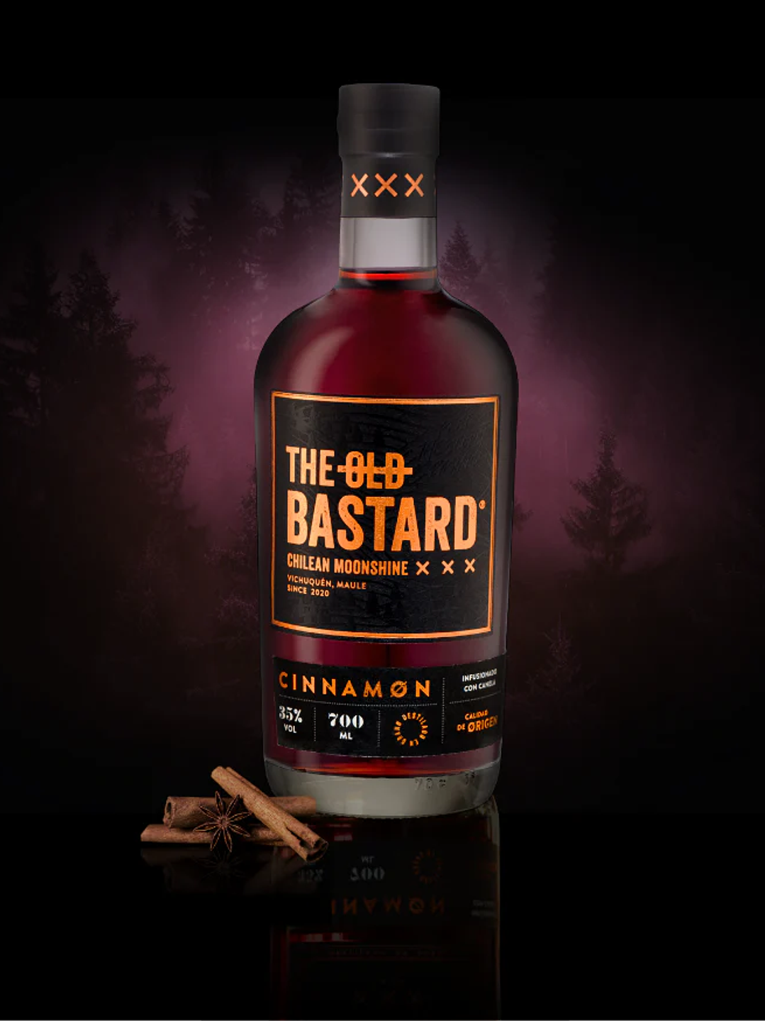 The Old Bastard Chilean Moonshine Cinnamon 1