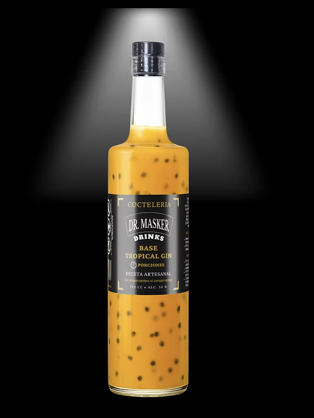 base para tropical gin Pomelo & Maracuyá (750cc | 30°) rinde 7 porciones 1