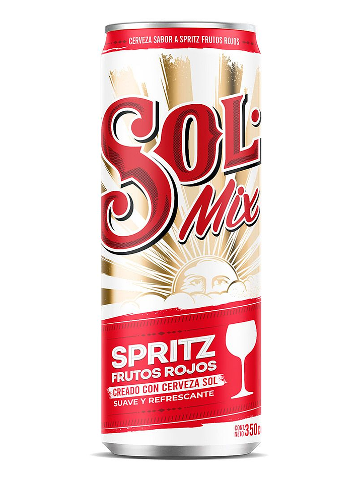 SOL MIX SPRITZ FRUTOS ROJOS X6 1