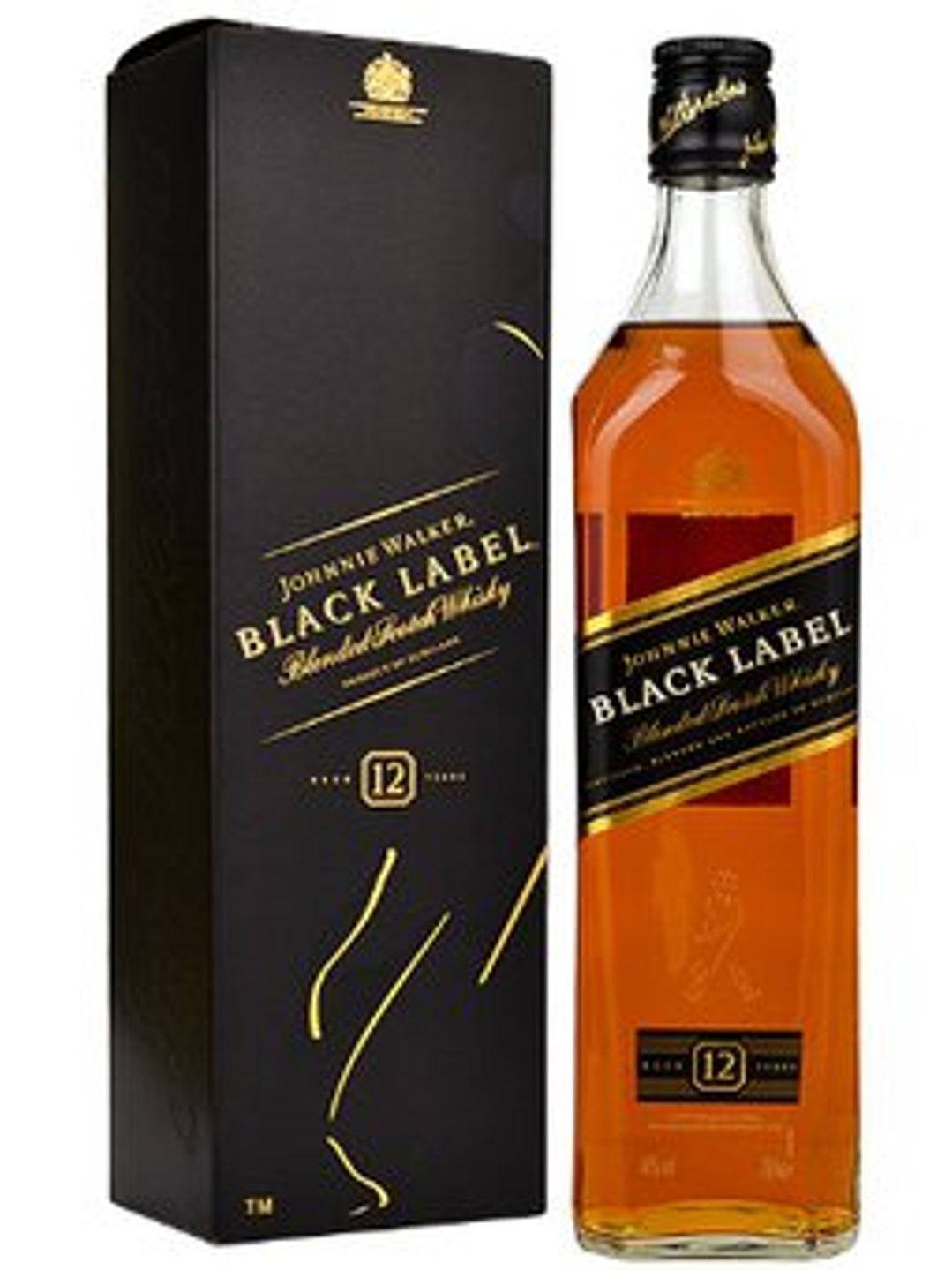 JOHNNIE WALKER BLACK LABEL 750 S/Estuche 1