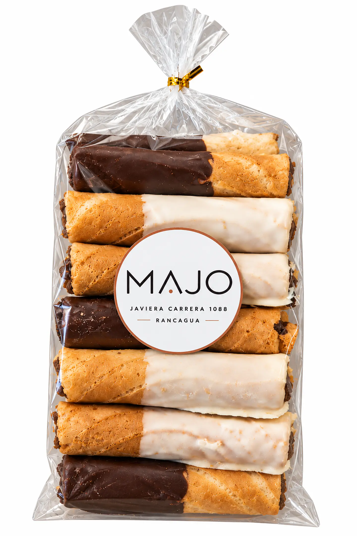 Cuchufli Artesanal Puntas Chocolate 12 un MAJO 2