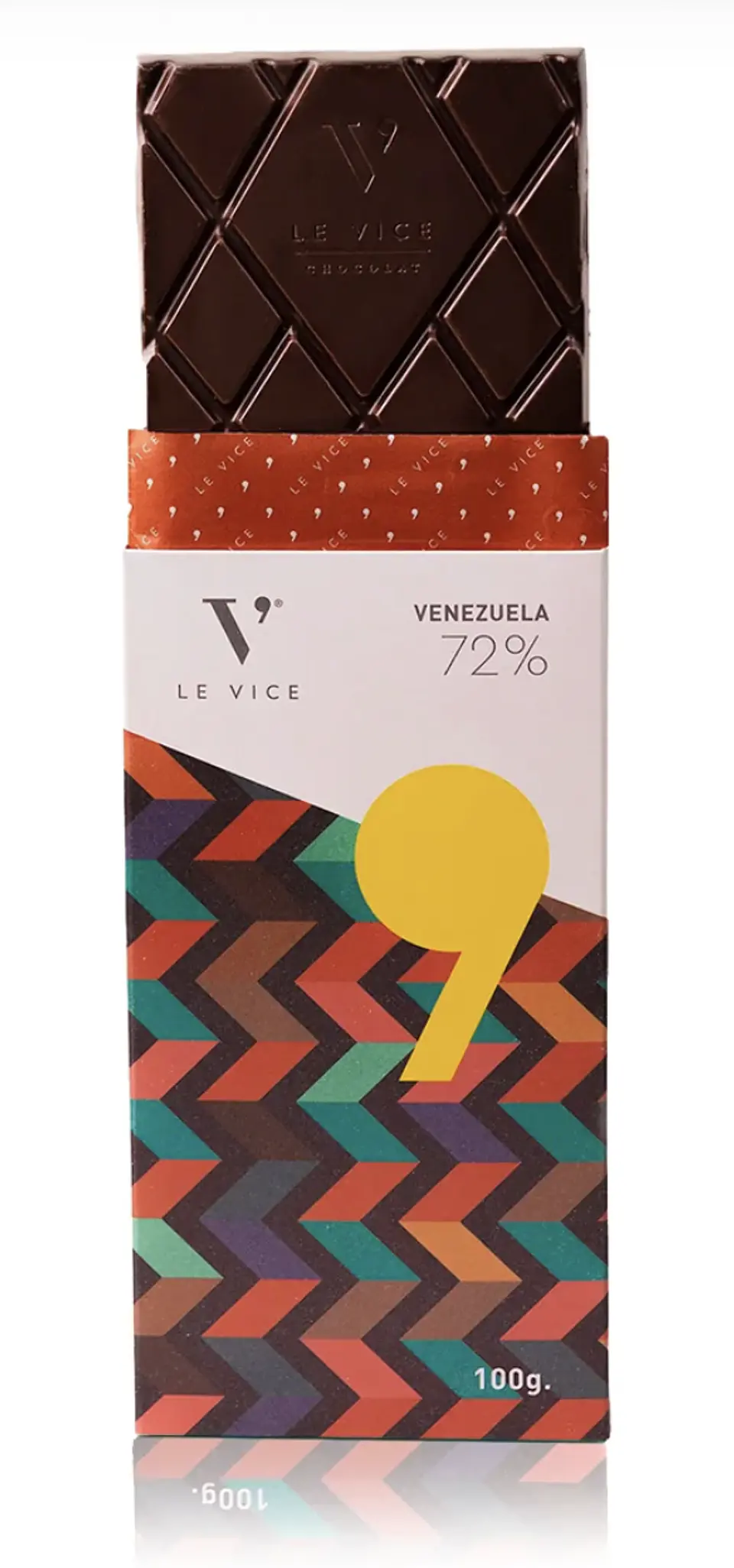 Tableta Chocolate Venezuela 100 g 72% Cacao Le Vice 2