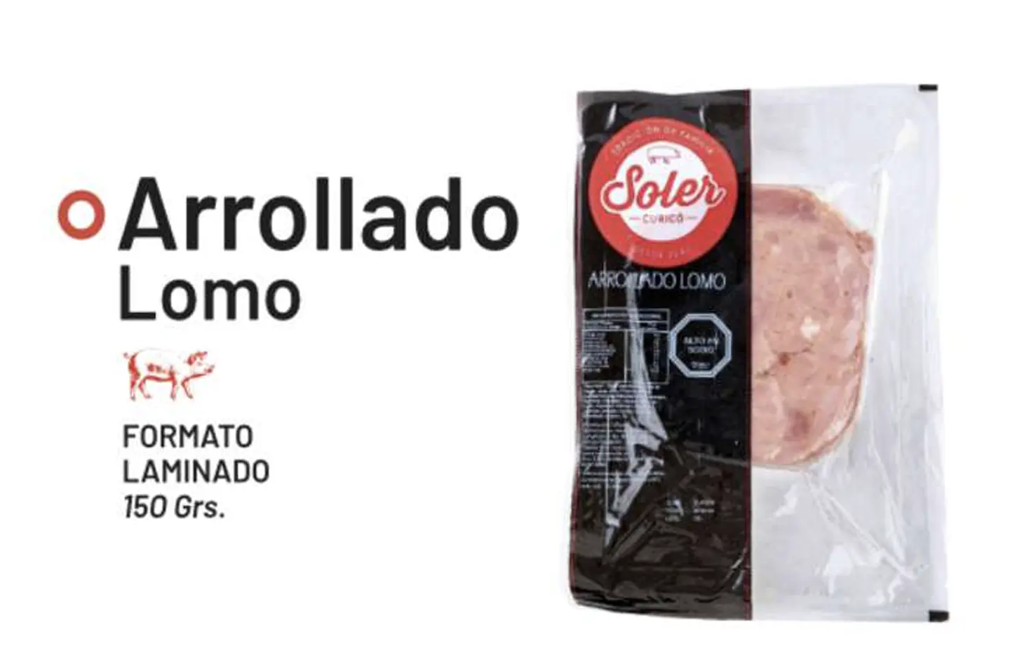 Arrollado de Lomo 150 g Soler 2