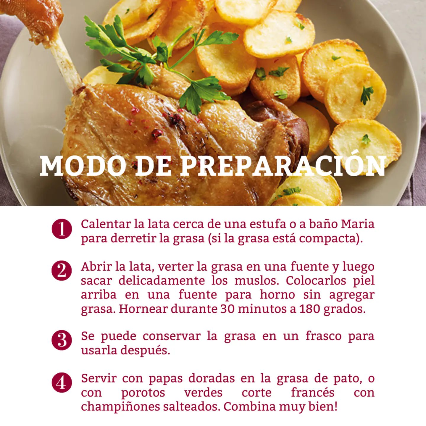 Confit de Canard 4 Muslos Sarrade 2