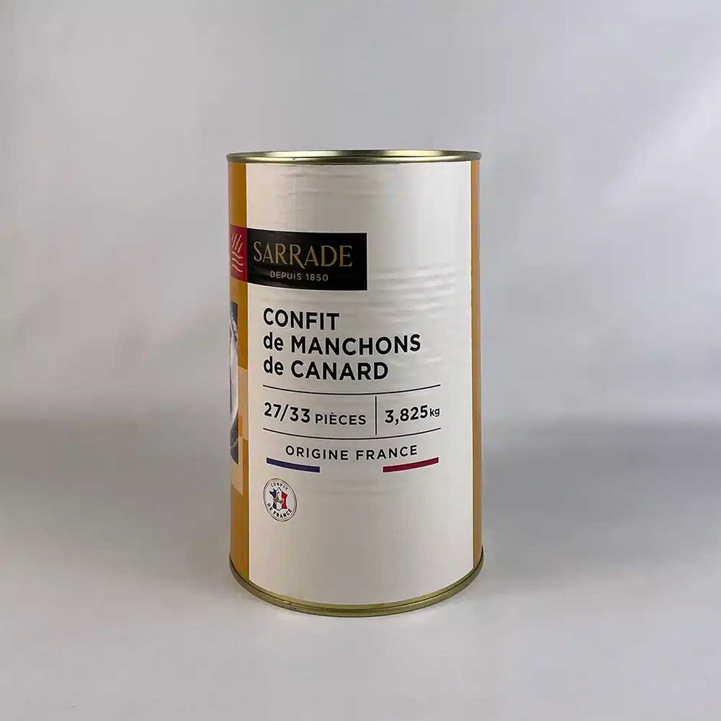 Confit de Manchons (alitas) de Canard 3,825 kg Sarrade 2