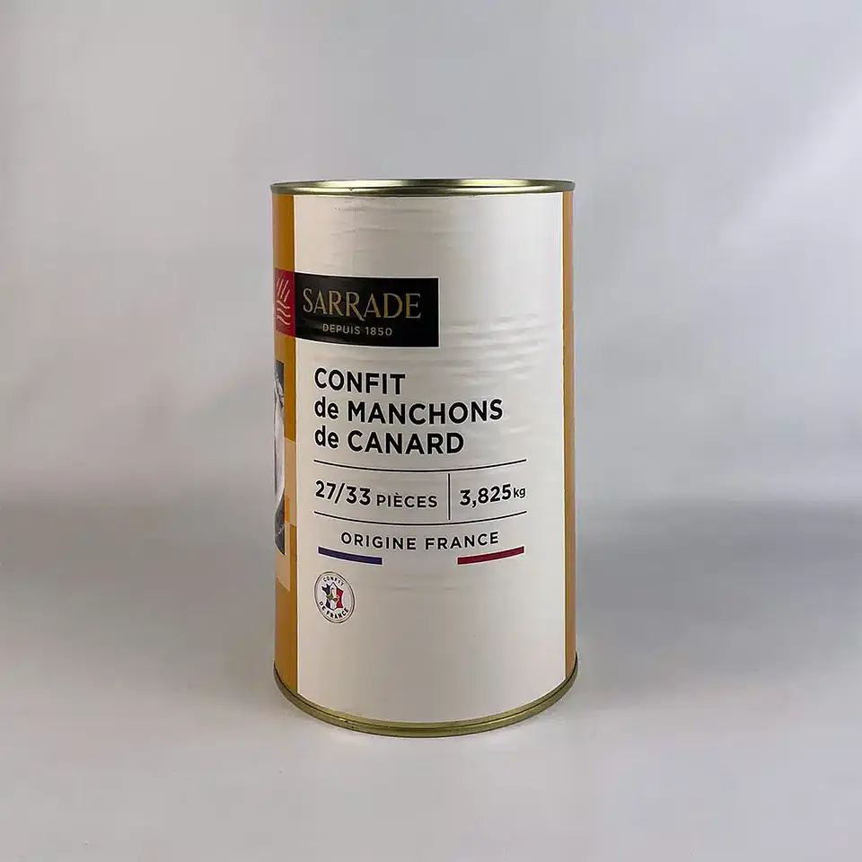 Confit de Manchons (alitas) de Canard 3,825 kg Sarrade 2