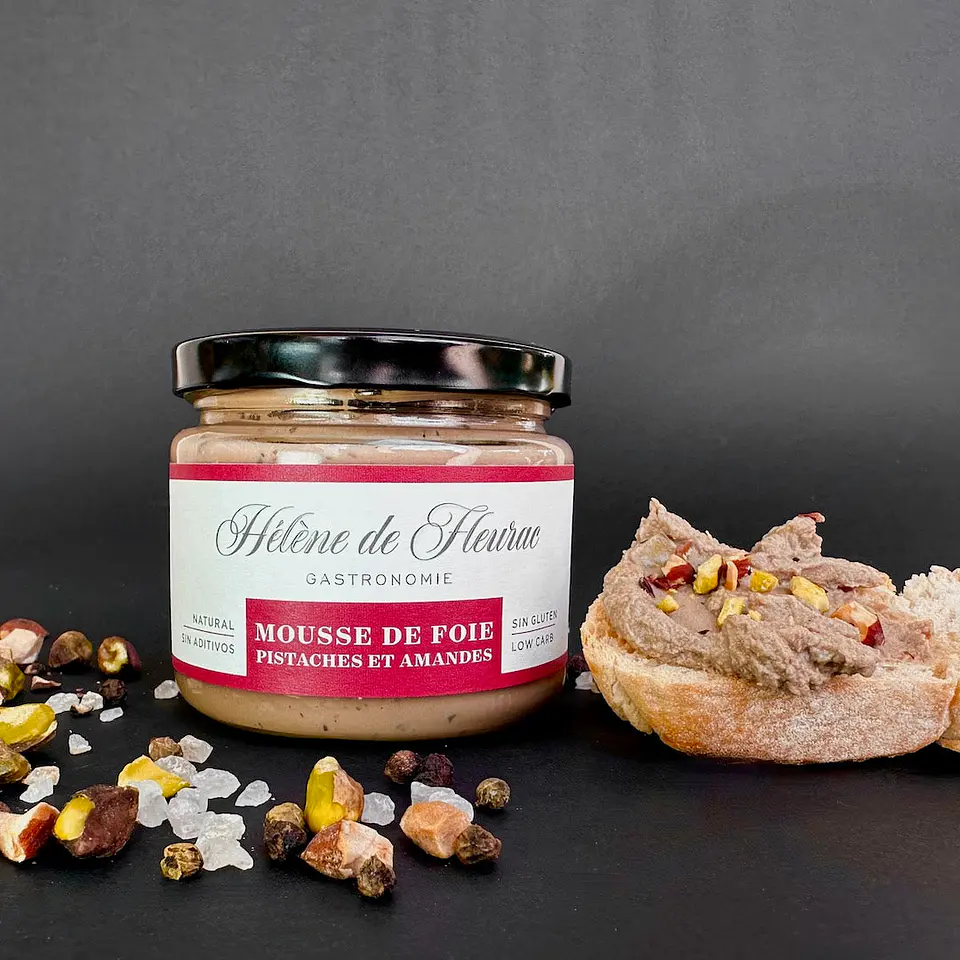 Mousse de Foi Pistachos y Almendras Helen de Fleurac 2