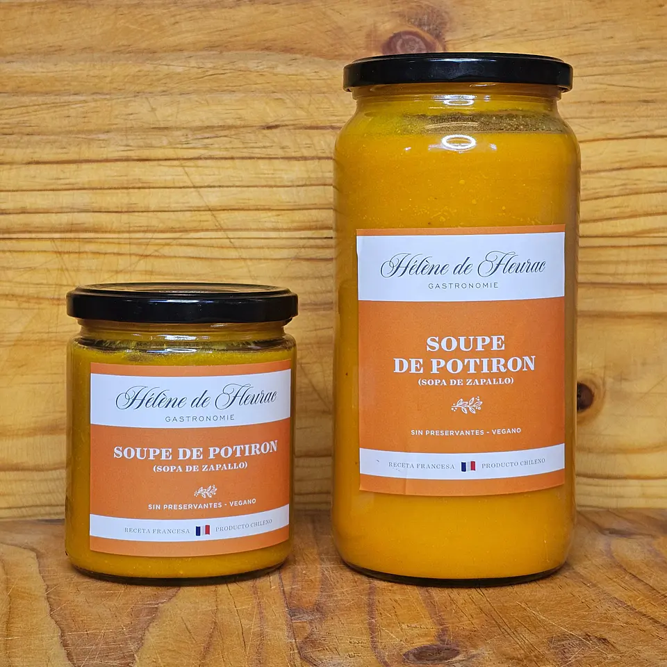 Soup de Potiron (sopa de Zapallo) Helen de Fleurac 2