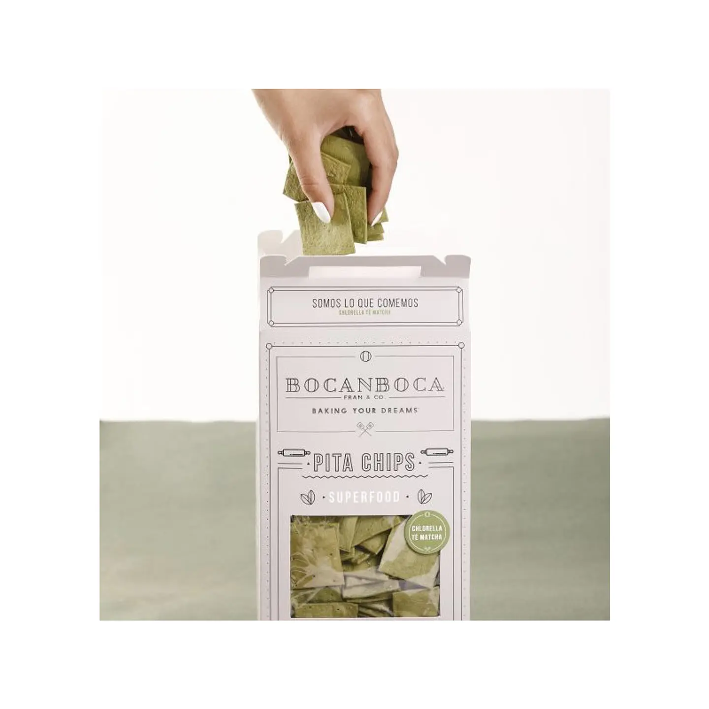 Chlorella Matcha 120 g Bocanboca 2