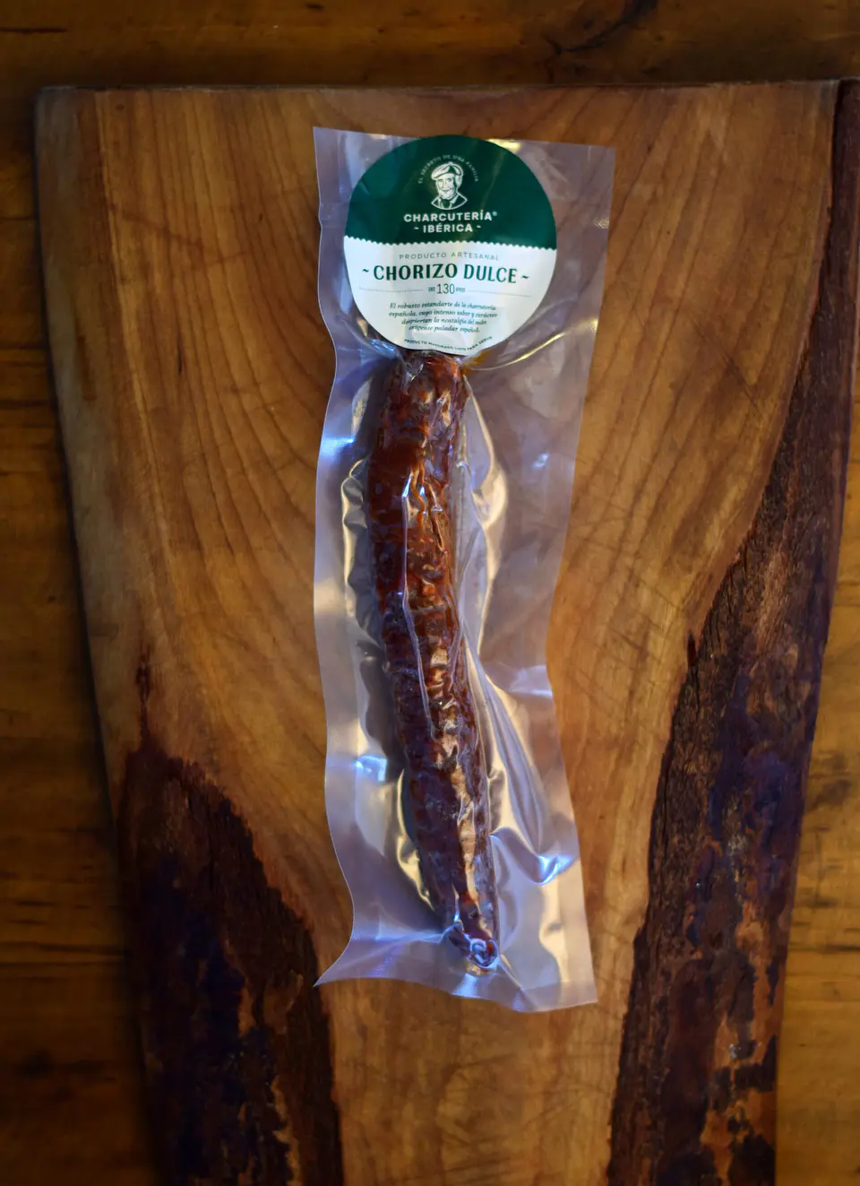 Chorizo Vela Dulce 130 g Charcutería Ibérica 3
