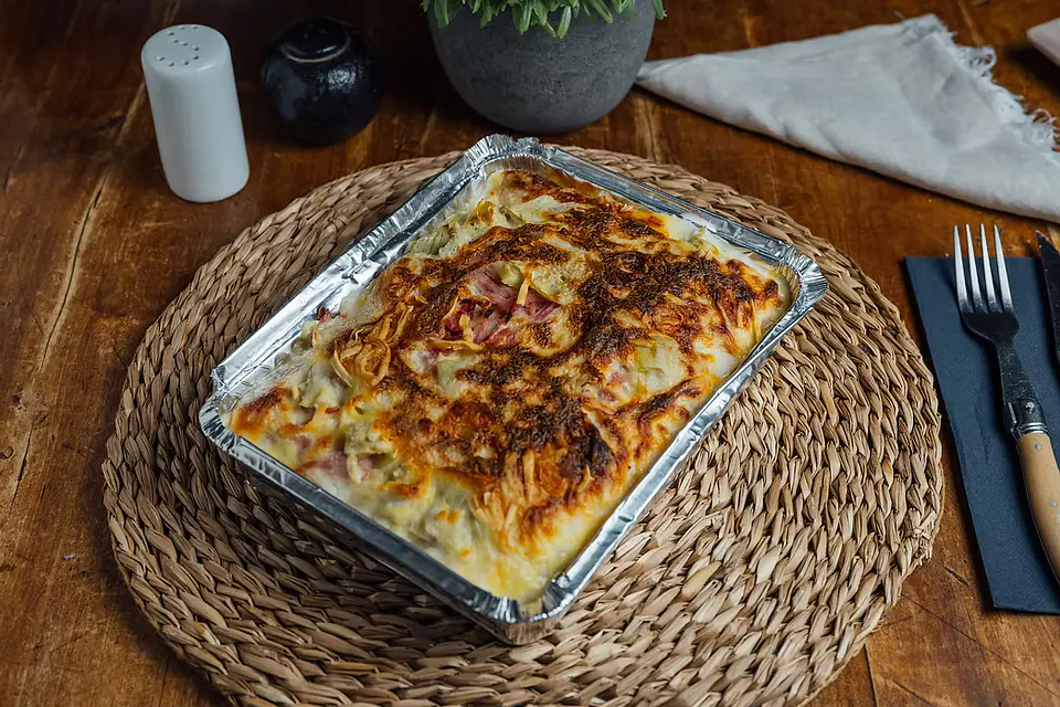 Lasagna Alcachofa Jamón El Mercader 2