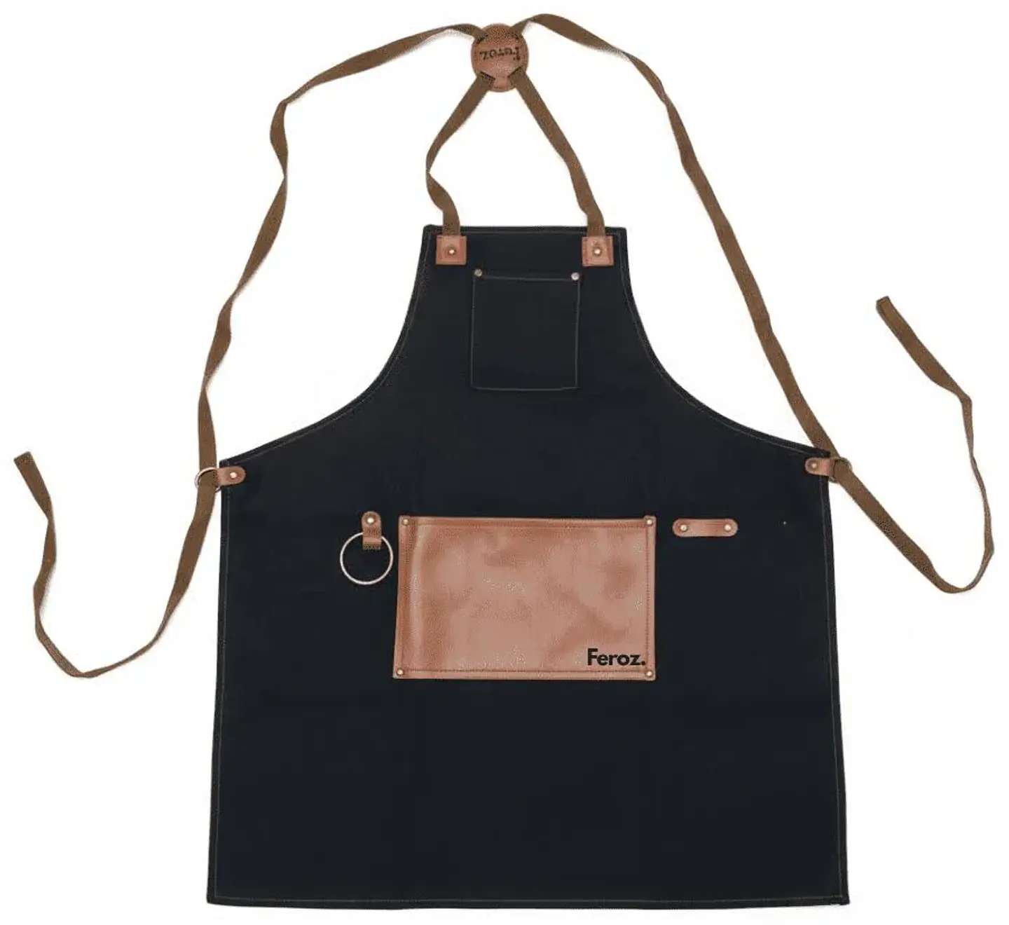 Pechera Parrillera Criolla Negra Ajustable Feroz 7