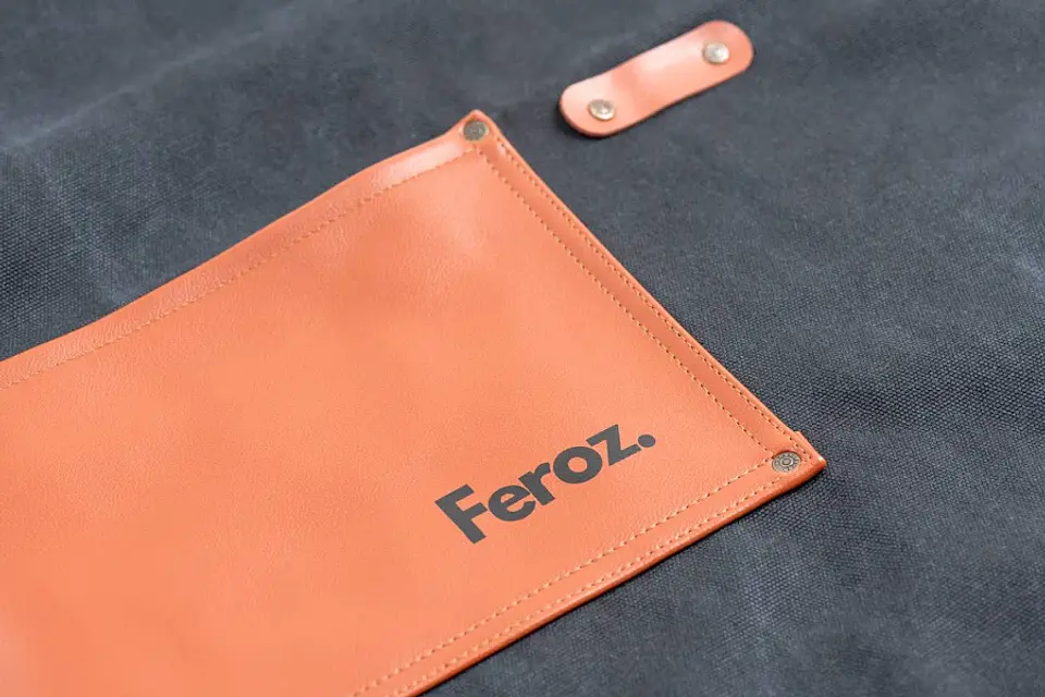 Pechera Parrillera Criolla Negra Ajustable Feroz 2