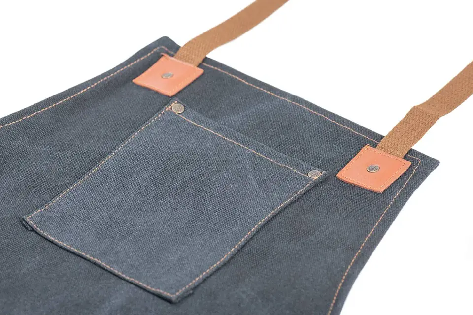 Pechera Parrillera Criolla Negra Ajustable Feroz 6
