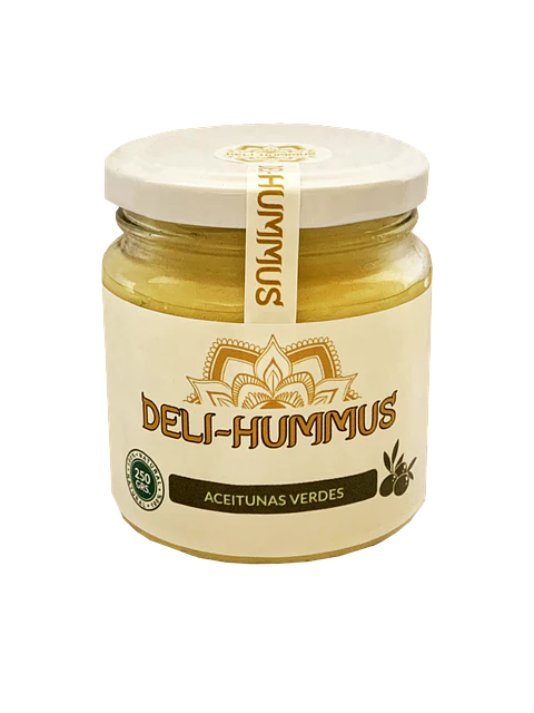 Hummus con Aceitunas Verdes Deli Hummus