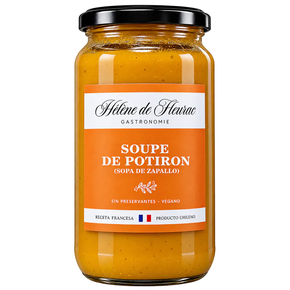 Soup de Potiron (sopa de Zapallo) Helen de Fleurac 1