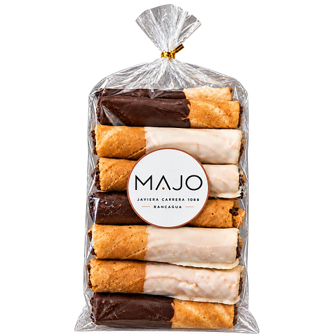 Cuchufli Artesanal Puntas Chocolate 12 un MAJO