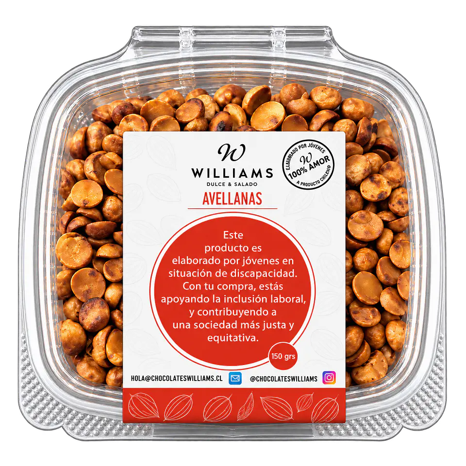 Avellanas 150 g Chocolates Williams 1
