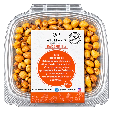 Maiz Canchita 120 g Chocolates Williams