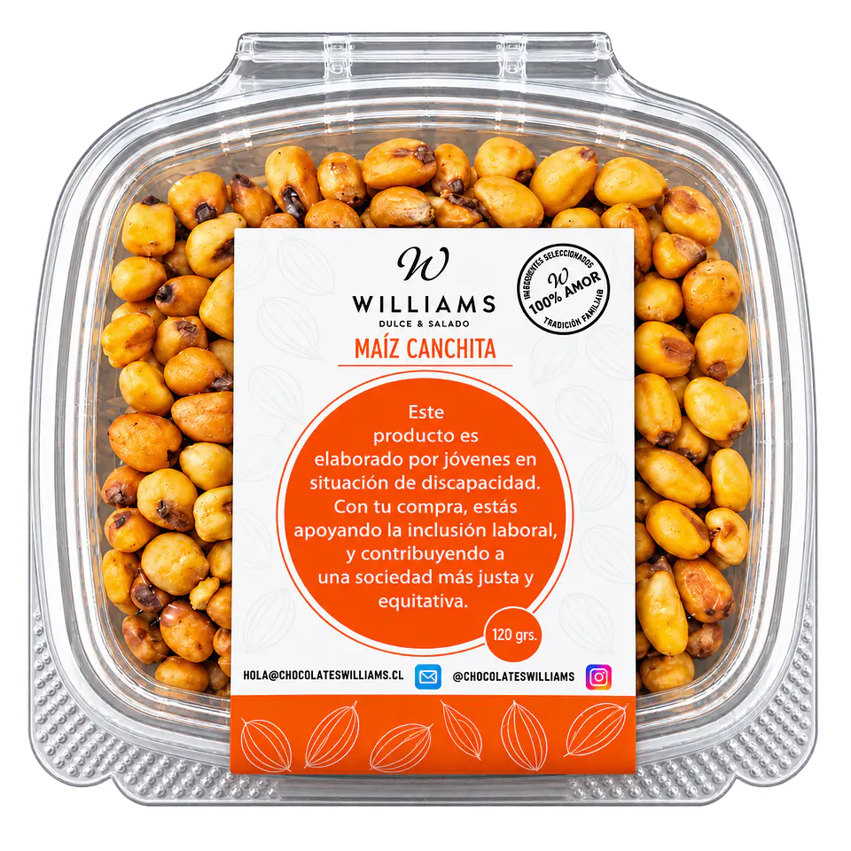 Maiz Canchita 120 g Chocolates Williams 1