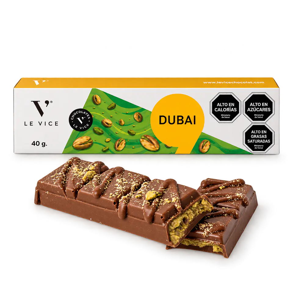 Barra Chocolate Dubai 40 g Le Vice 2