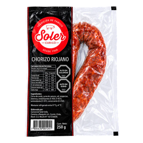 Chorizo Riojano 250 g Soler