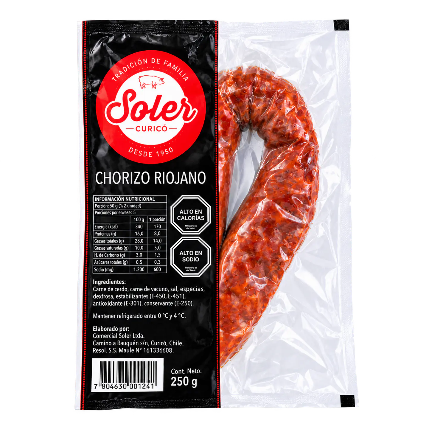 Chorizo Riojano 250 g Soler 1