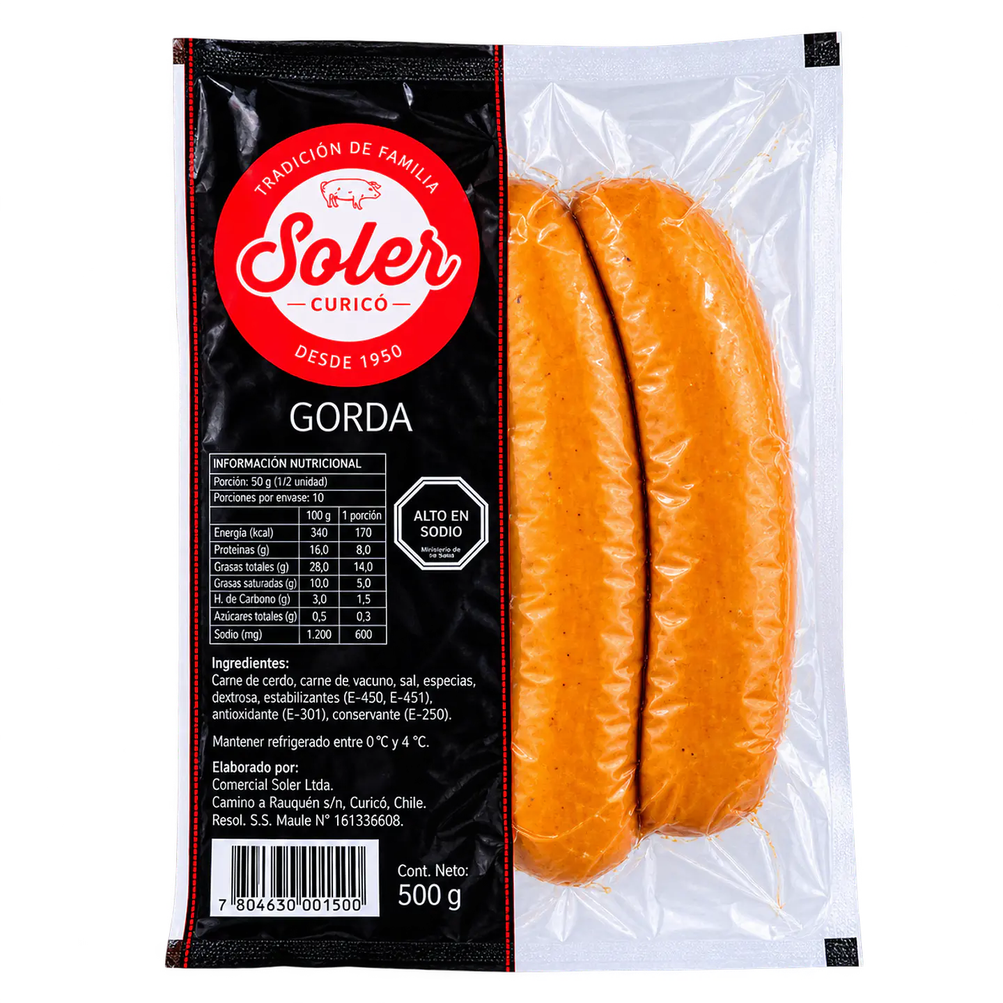 Gordas 500 g Soler 1