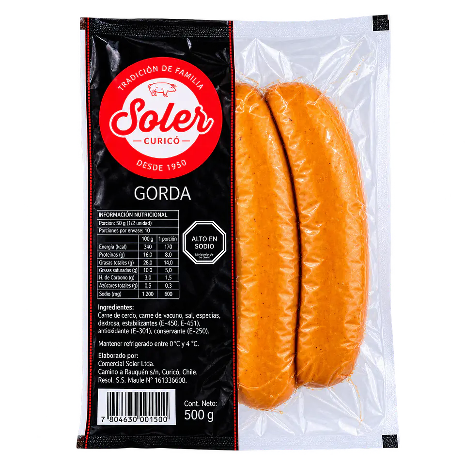 Gordas 500 g Soler 1