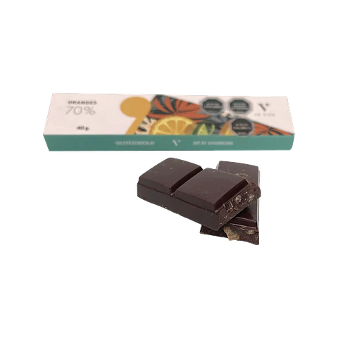 Barra Chocolate Naranja 40 g Le Vice