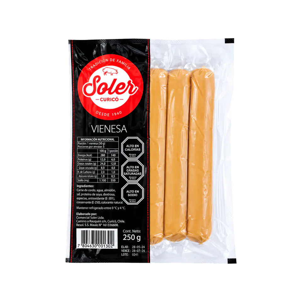 Vienesas 250 g Soler 1