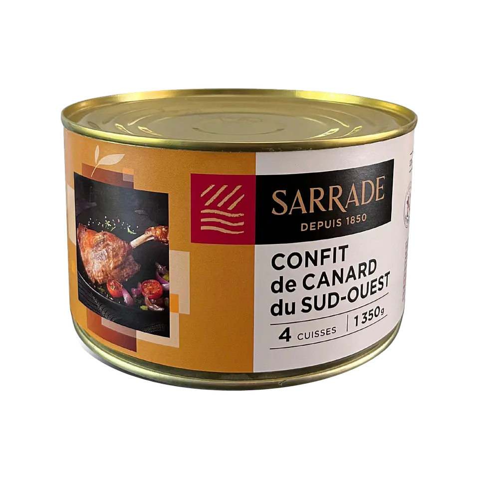 Confit de Canard 4 Muslos Sarrade 1