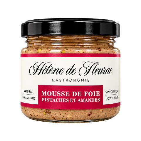 Mousse de Foi Pistachos y Almendras Helen de Fleurac
