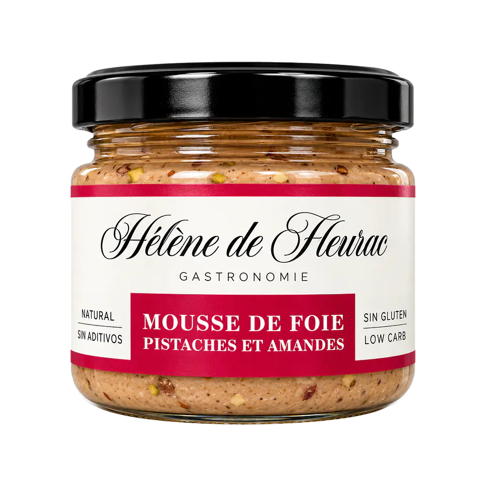Mousse de Foi Pistachos y Almendras Helen de Fleurac 1