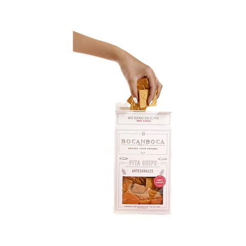 Pita Chips Tomate Albahaca 200 g Bocanboca