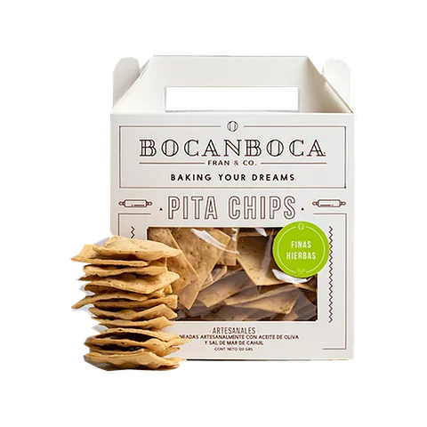 Pita Chips Finas Hierbas 120 g Bocanboca