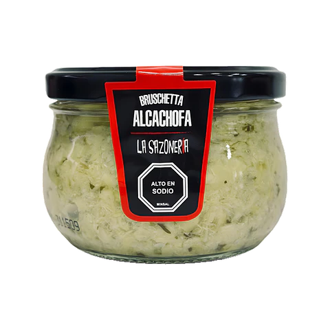 Bruschetta Alcachofa La Sazonería