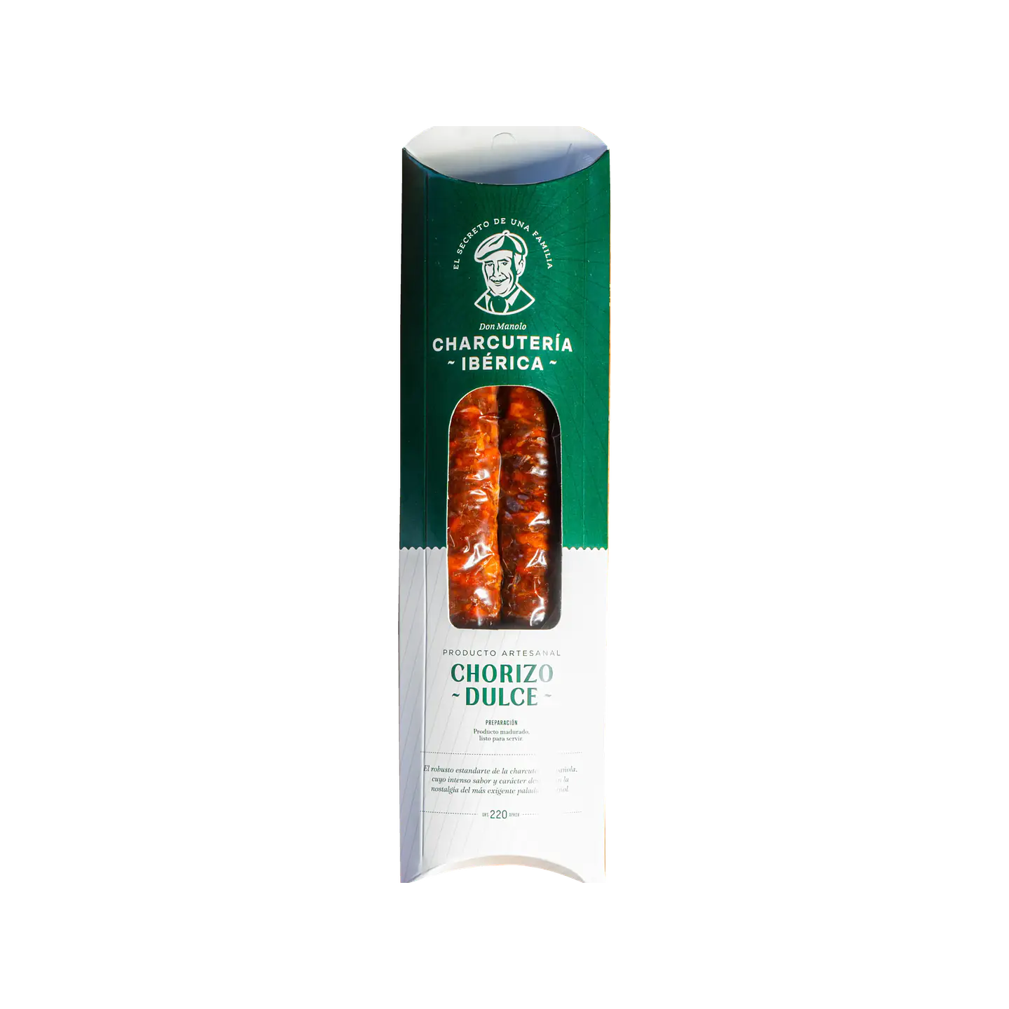 Chorizo Sarta Dulce 220 g Charcutería Ibérica 1