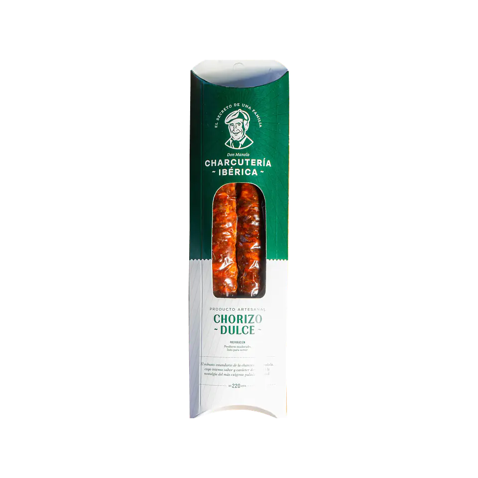 Chorizo Sarta Dulce 220 g Charcutería Ibérica 1