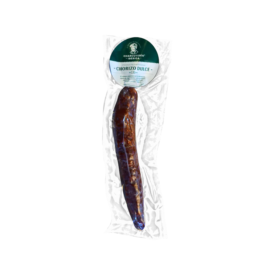 Chorizo Vela Dulce 130 g Charcutería Ibérica 1