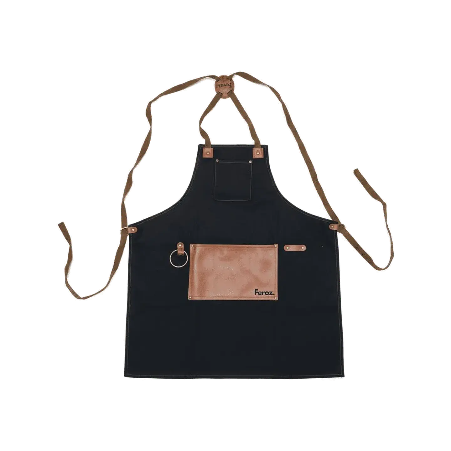 Pechera Parrillera Criolla Negra Ajustable Feroz 1