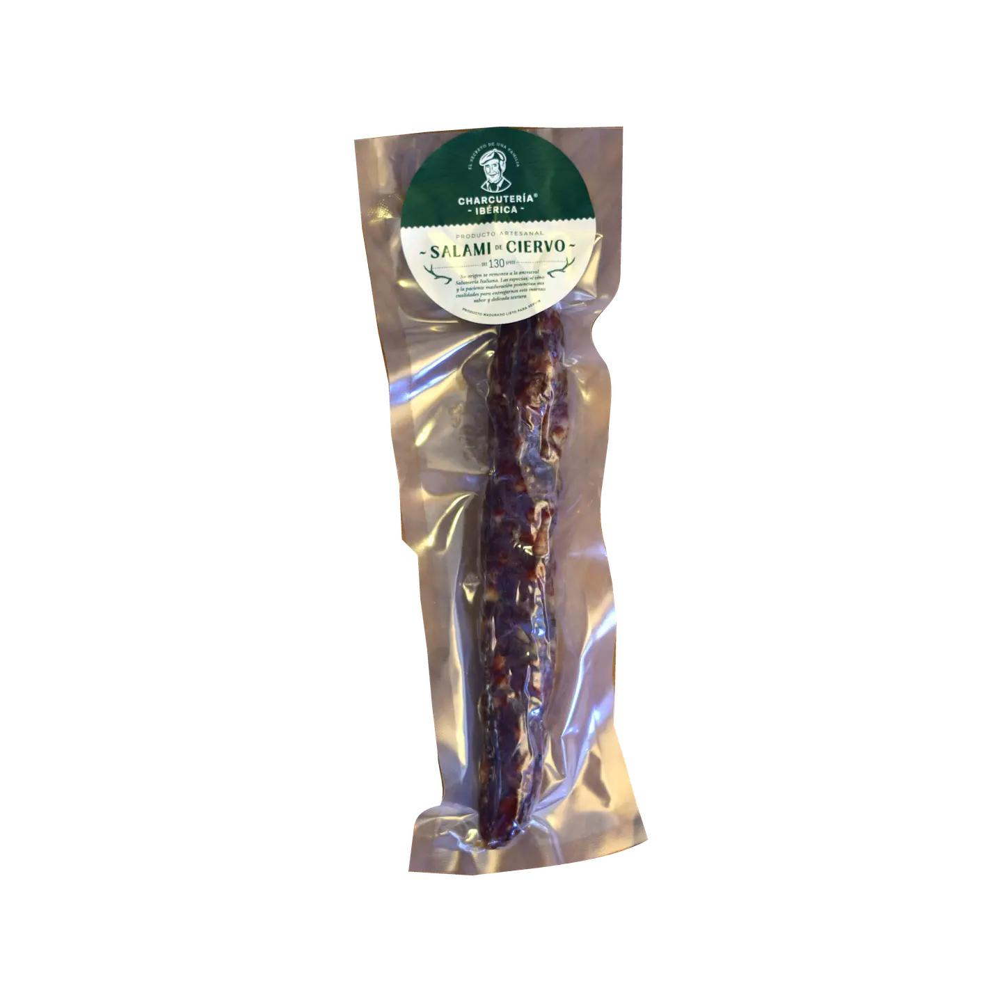 Salami de Ciervo Vela 130 g Charcutería Ibérica 1