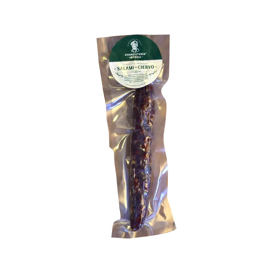 Salami de Ciervo Vela 130 g Charcutería Ibérica 1