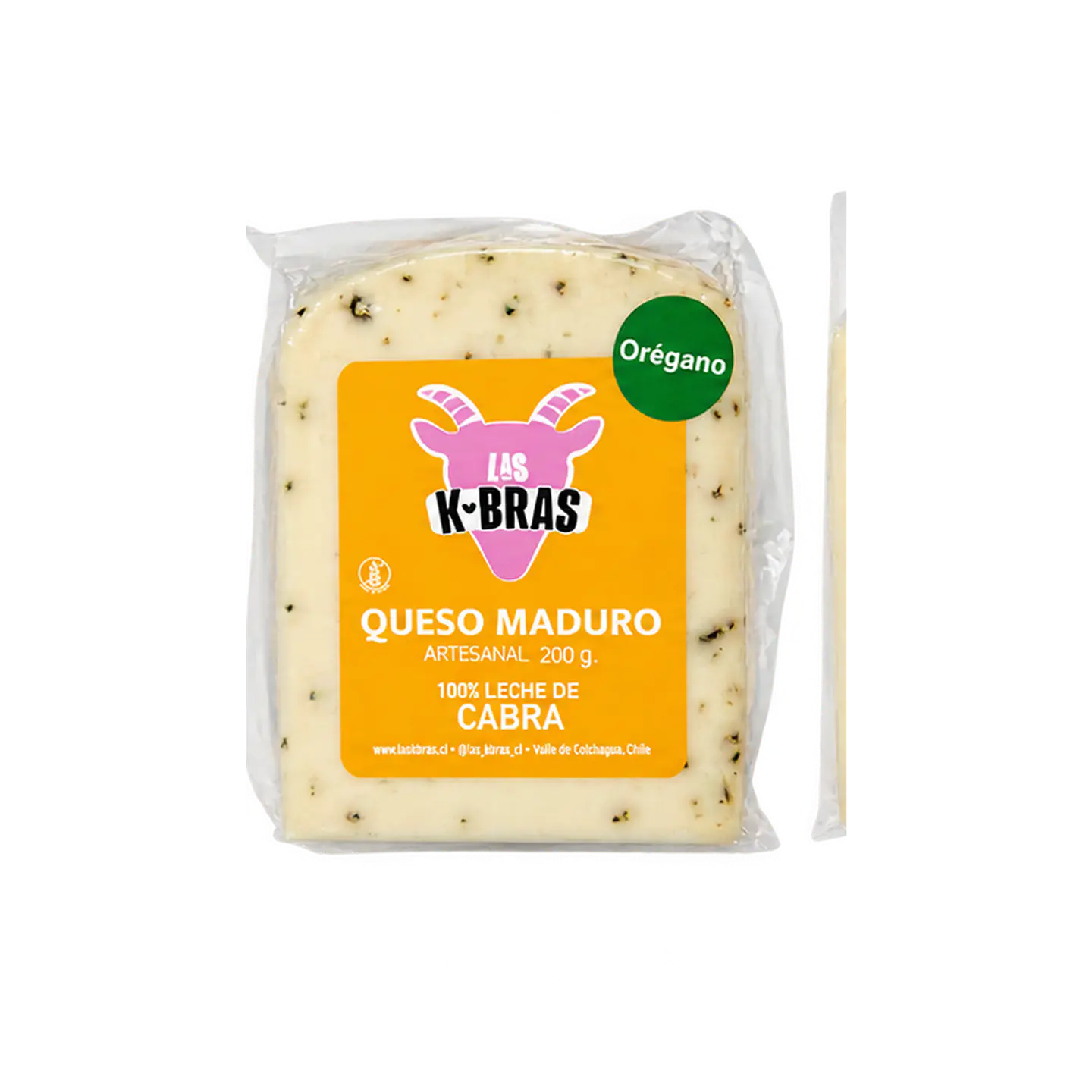 Queso Maduro Orégano de Cabra 200 g Las Kbras 1