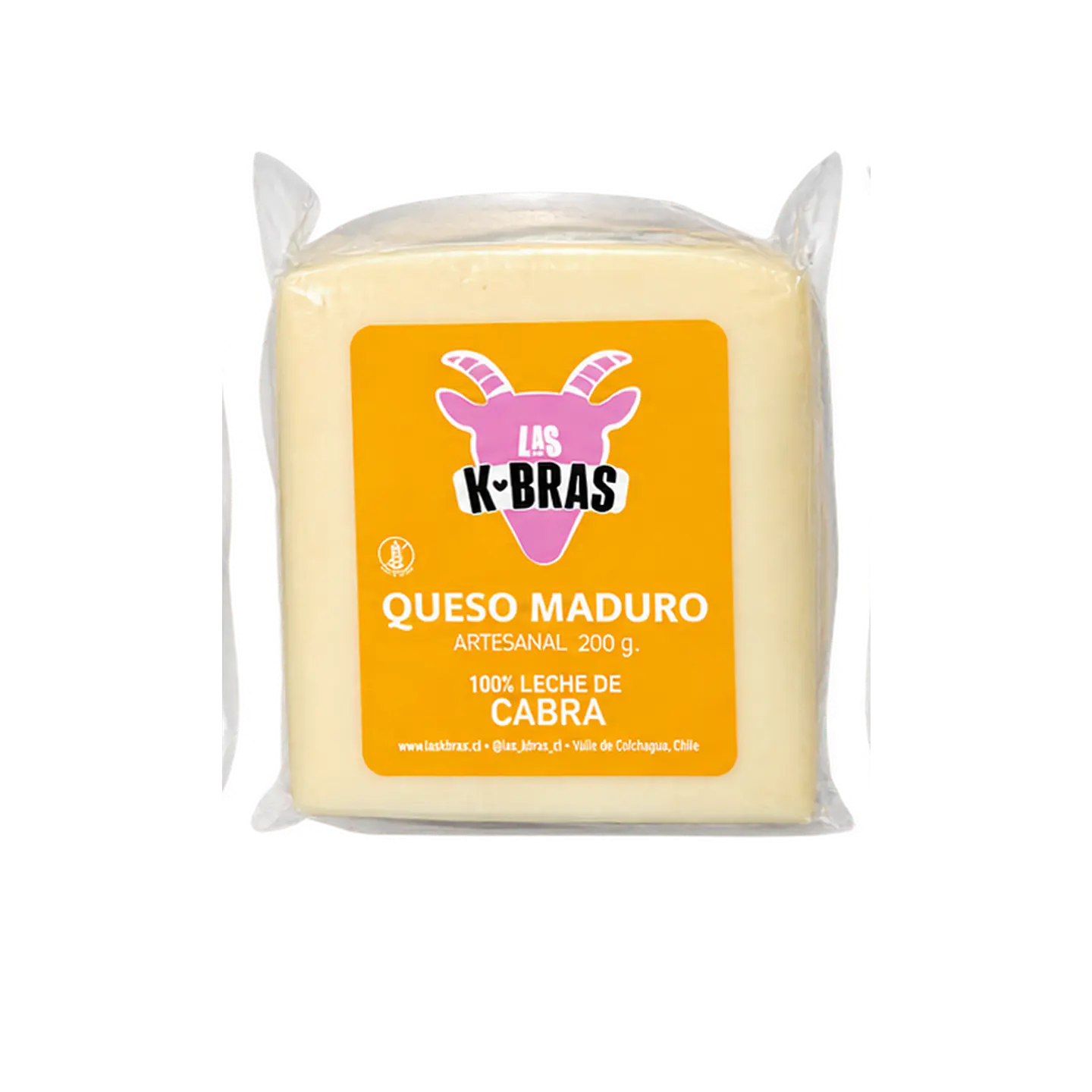 Queso Maduro Natural de Cabra 200 g Las Kbras 1