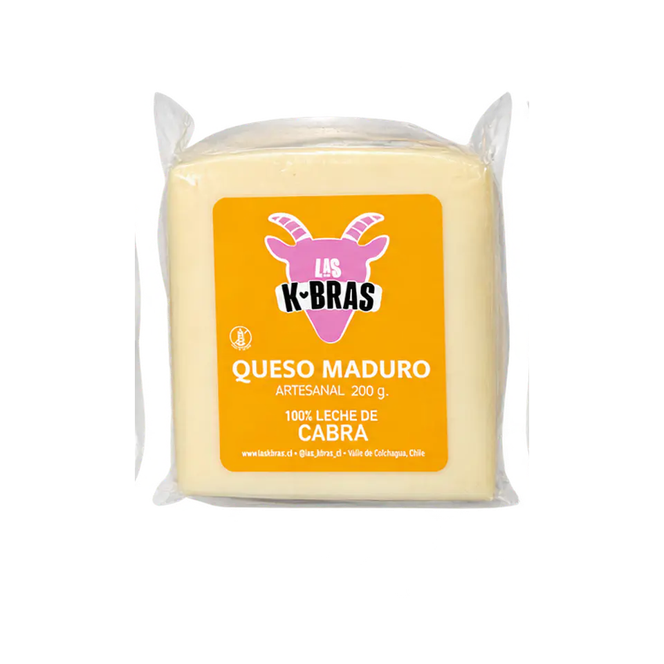Queso Maduro Natural de Cabra 200 g Las Kbras 1