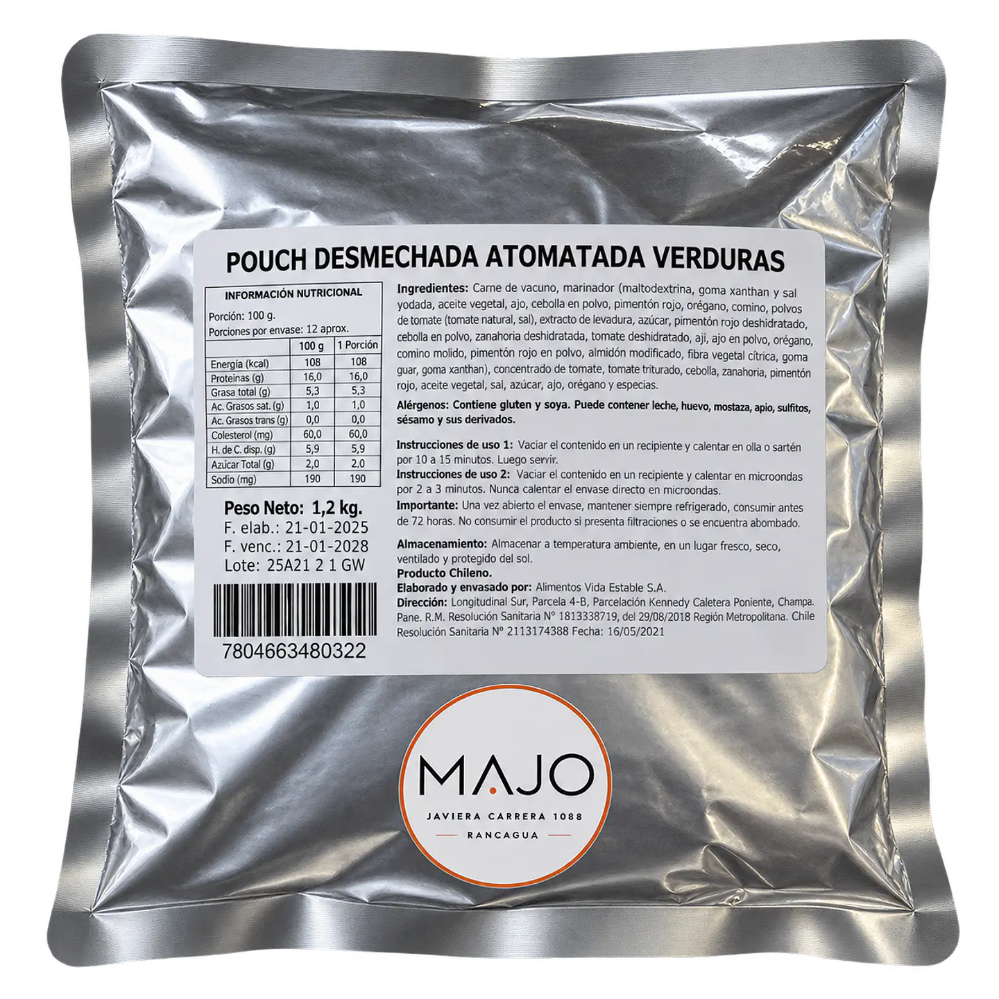Mechada Atomatada 1,2 kg BePouch 2