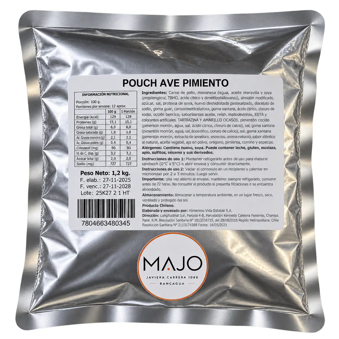 Mechada Ave Pimentón 1,2 kg BePouch 2